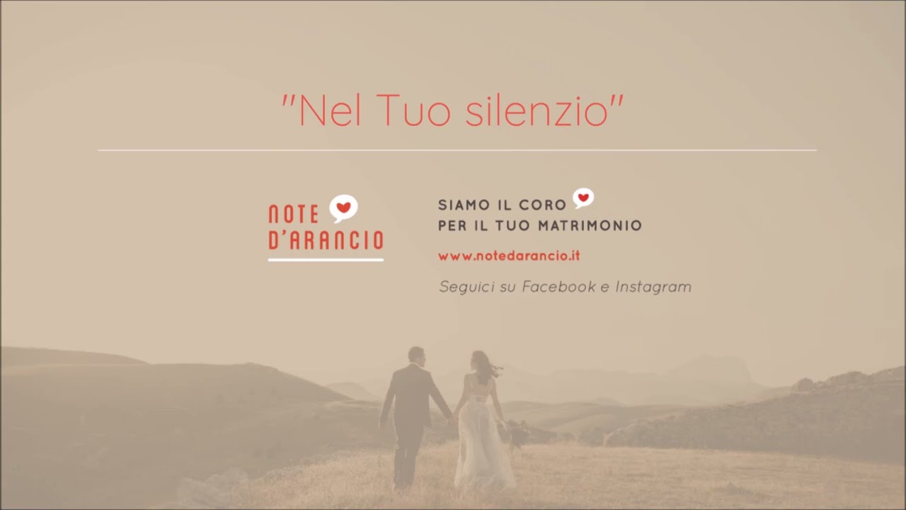 Note d'arancio - NEL TUO SILENZIO