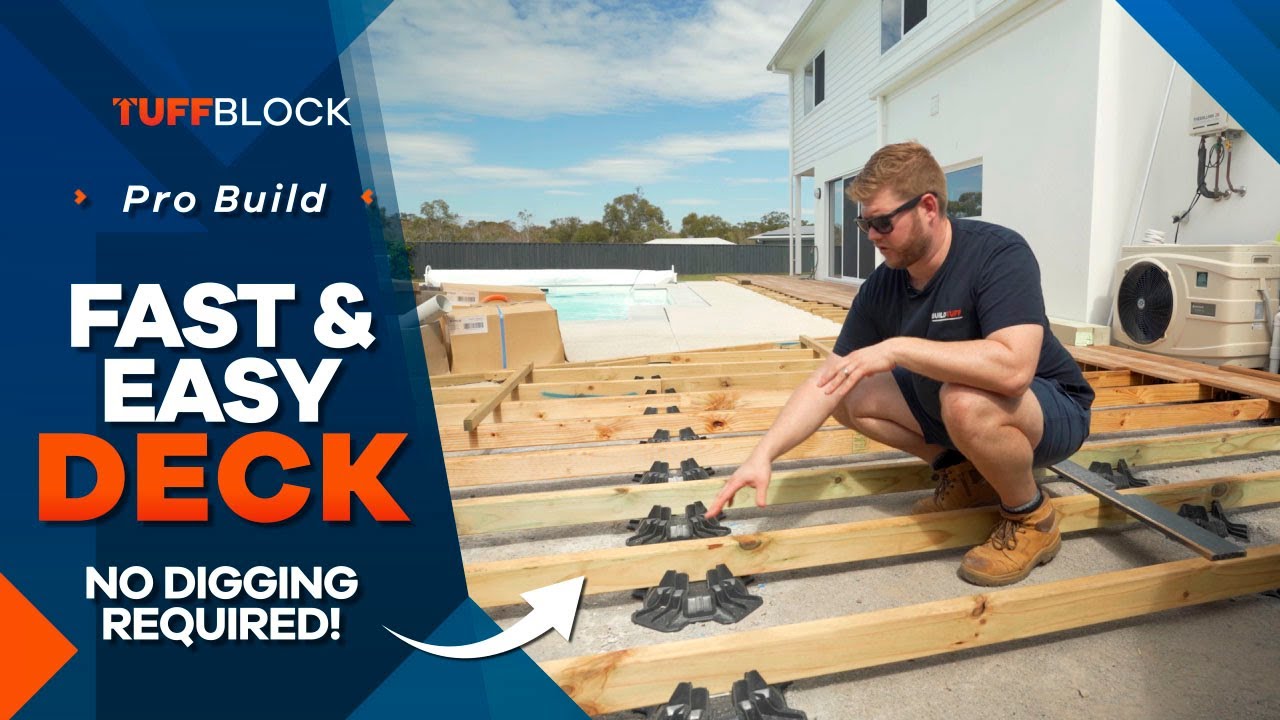 Как построить террасу на уровне земли БЕЗ копания! Используя террасные блоки TuffBlock