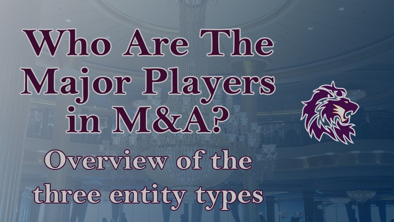 Who are the Major Players in M&A? Introductory video on mergers and acquisitions