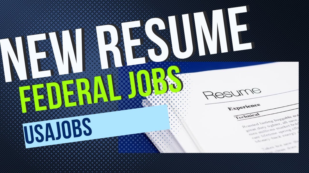New Government Job Resume Requirements 2025