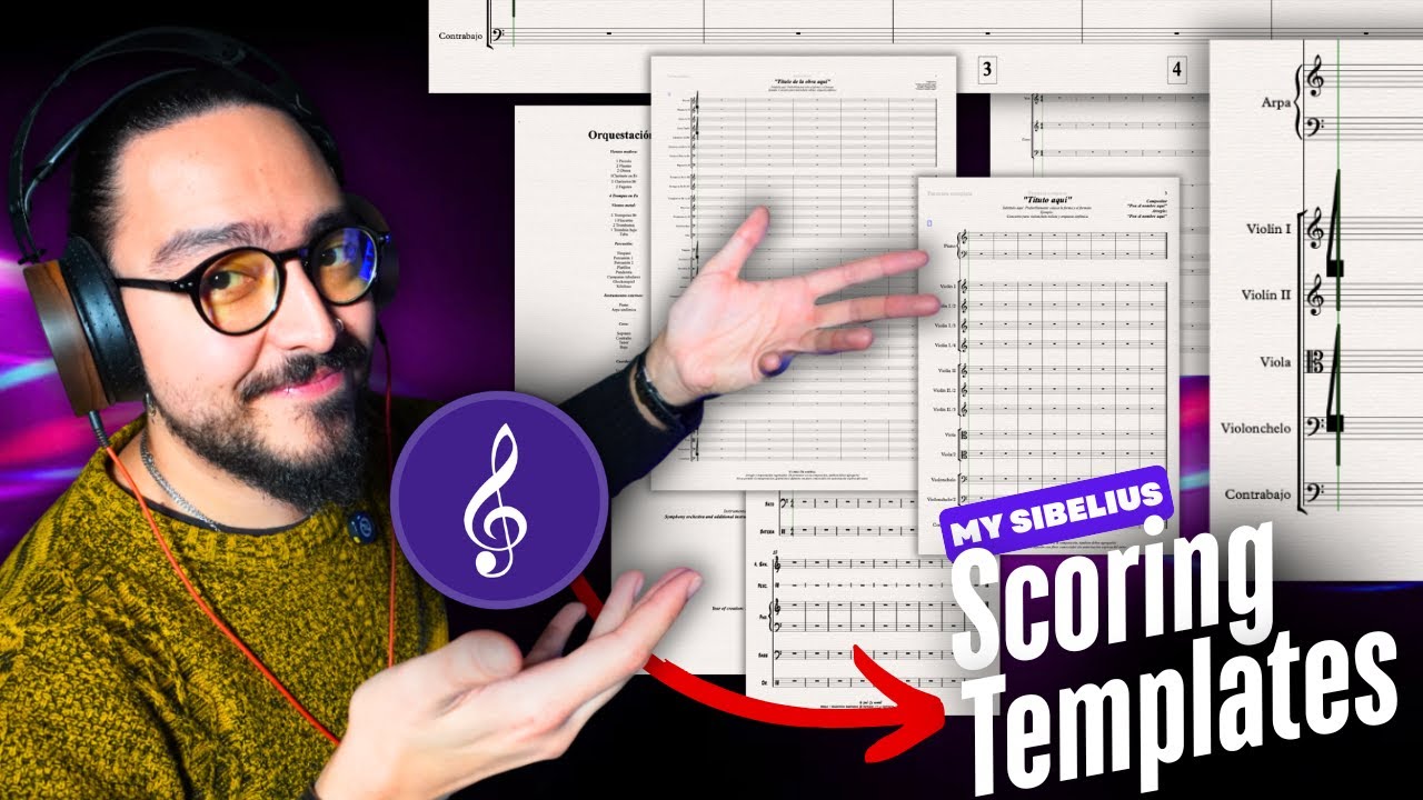 Así trabajan los profesionales con Sibelius (y casi nadie lo explica) Te muestro todos mis templates