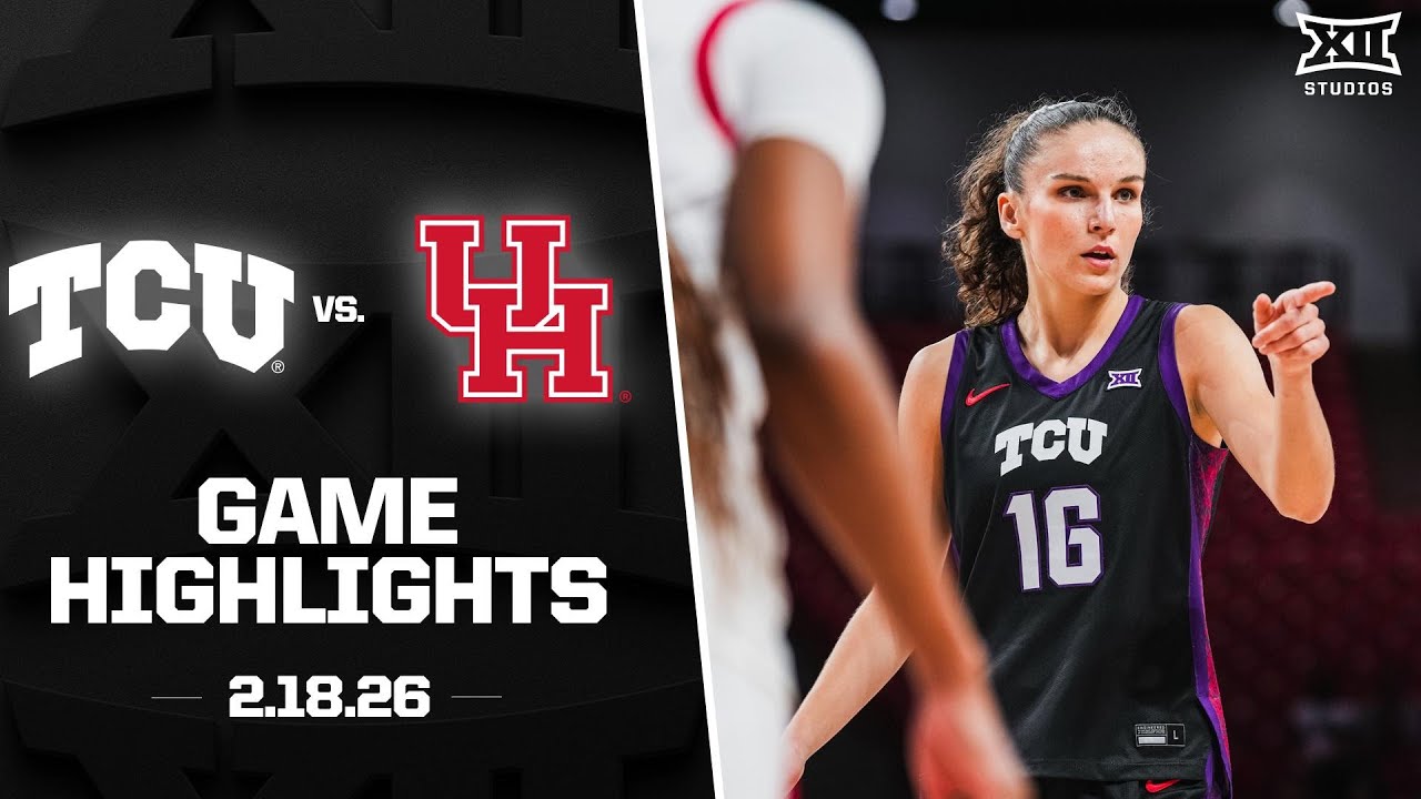 #12 TCU vs. Houston Game Highlights | 2025-26 Big 12 Women’s Basketball