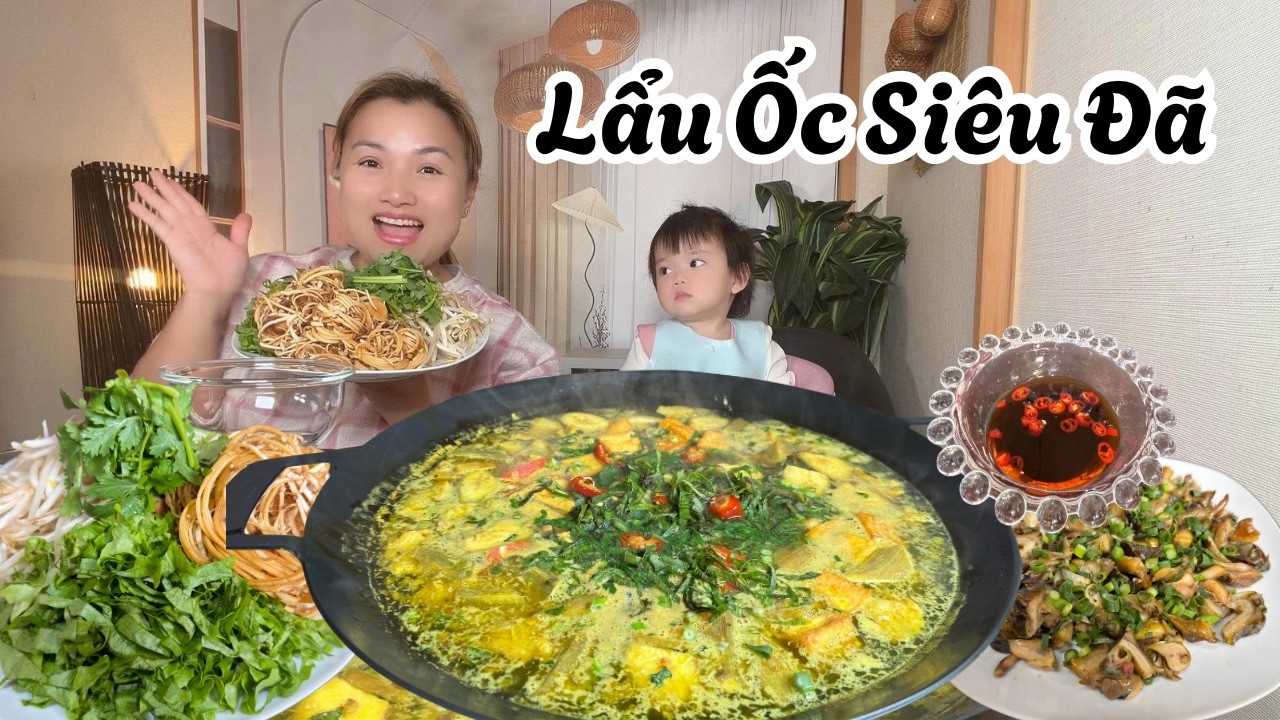 May mắn mua đc ốc hương size đại nấu chuối đậu, nhưng cuối video mới là khoảnh khắc khó quên của Na