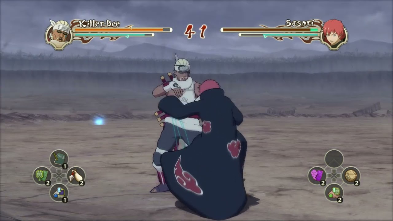 Killer Bee vs Sasori - Naruto Shippuden Ultimate Ninja Storm 2