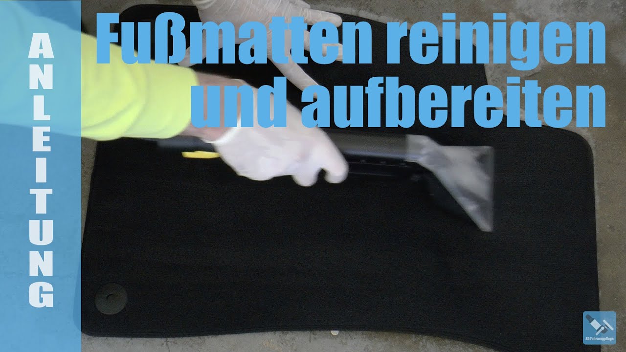 ANLEITUNG: Fußmatten reinigen und professionell aufbereiten