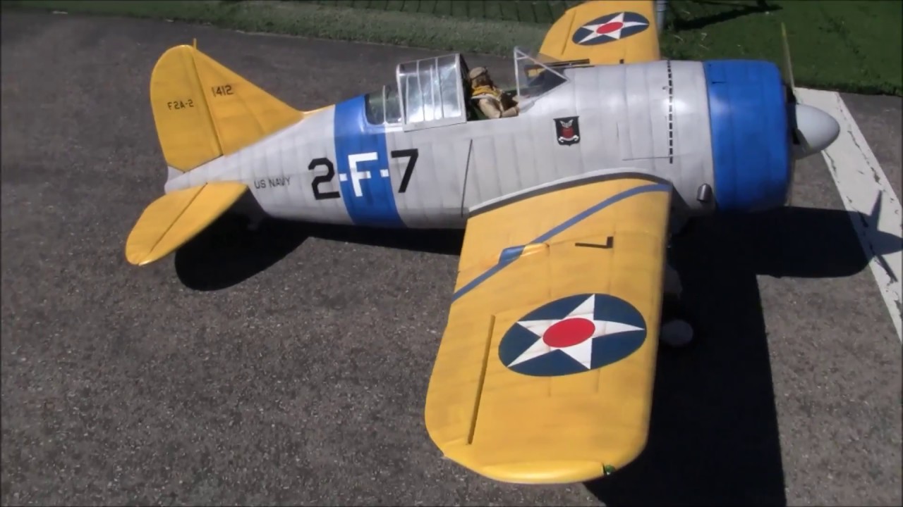 Brewster F2A-2 Buffalo (1:5 Scale) by John Morgan - St. George Utah, 2018