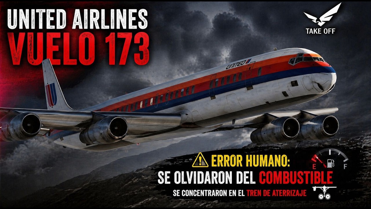 El Increíble Error que Condenó al Vuelo 173 de United Airlines