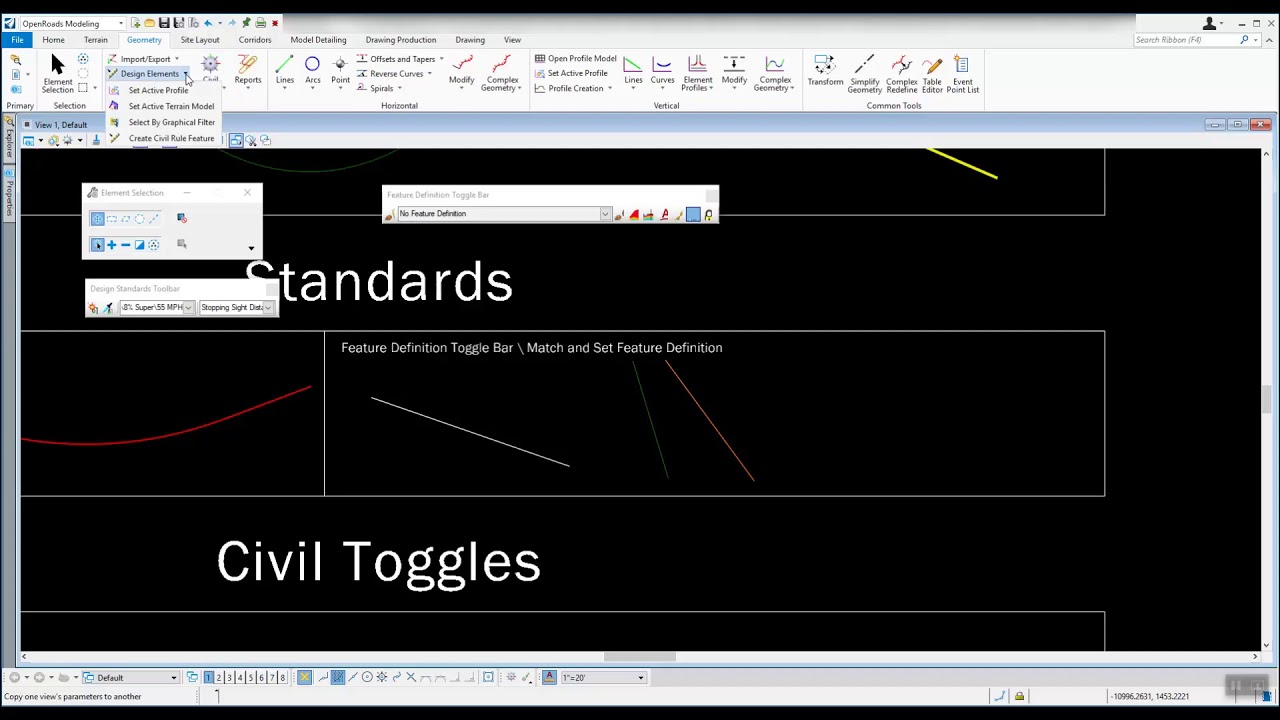 ORD - Road 1 - Chapter 2 - 02 Standards and Civil Toggles