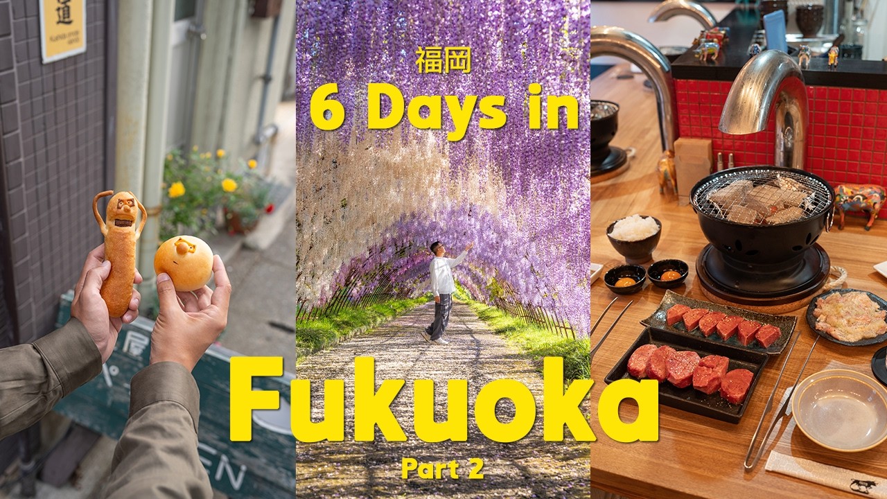 6 days in Fukuoka 🇯🇵 福岡 (best local food, yufuin roadtrip, aesthetic cafes) | japan trip | part 2