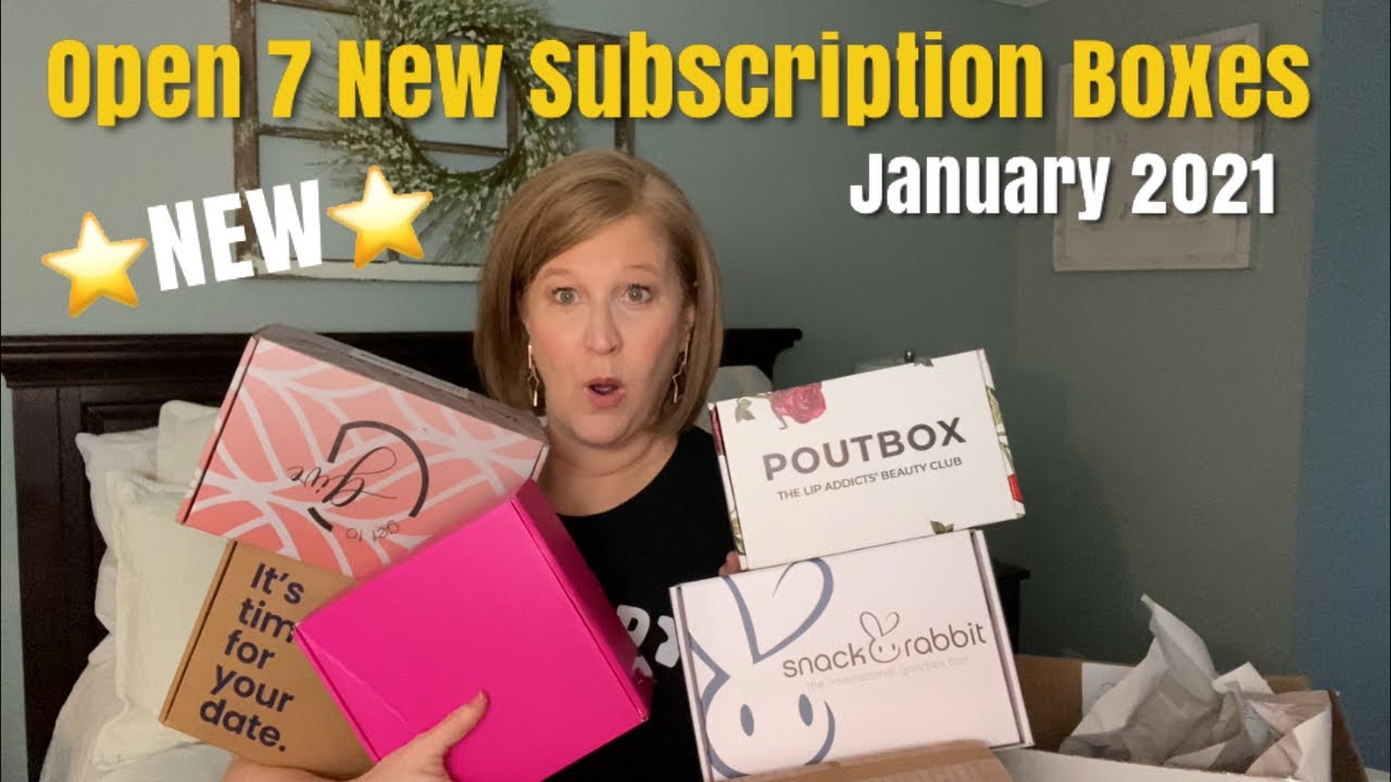 Opening 7 New Subscription Boxes | January 2021 | First Glances and Second Glances