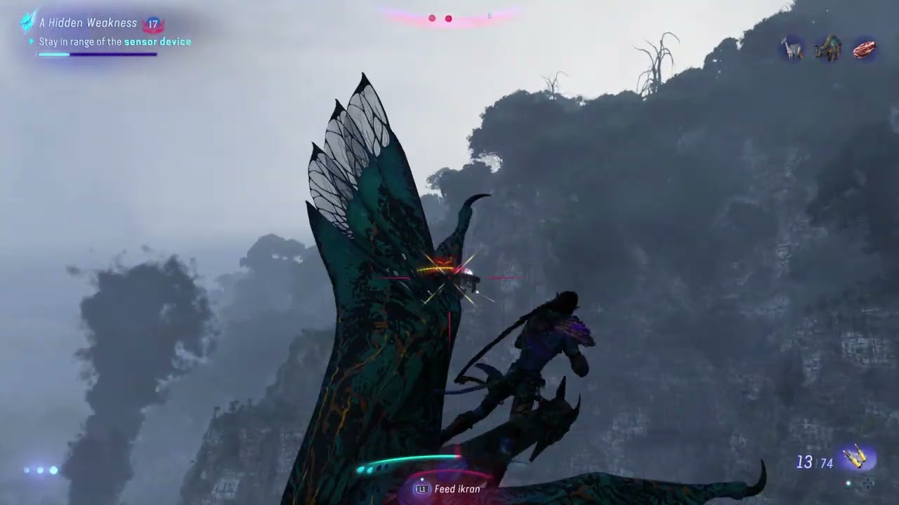 Avatar: Frontiers of Pandora - A Hidden Weakness: Destroy The RDA Sky Sensors (Stay In Range, Caps)
