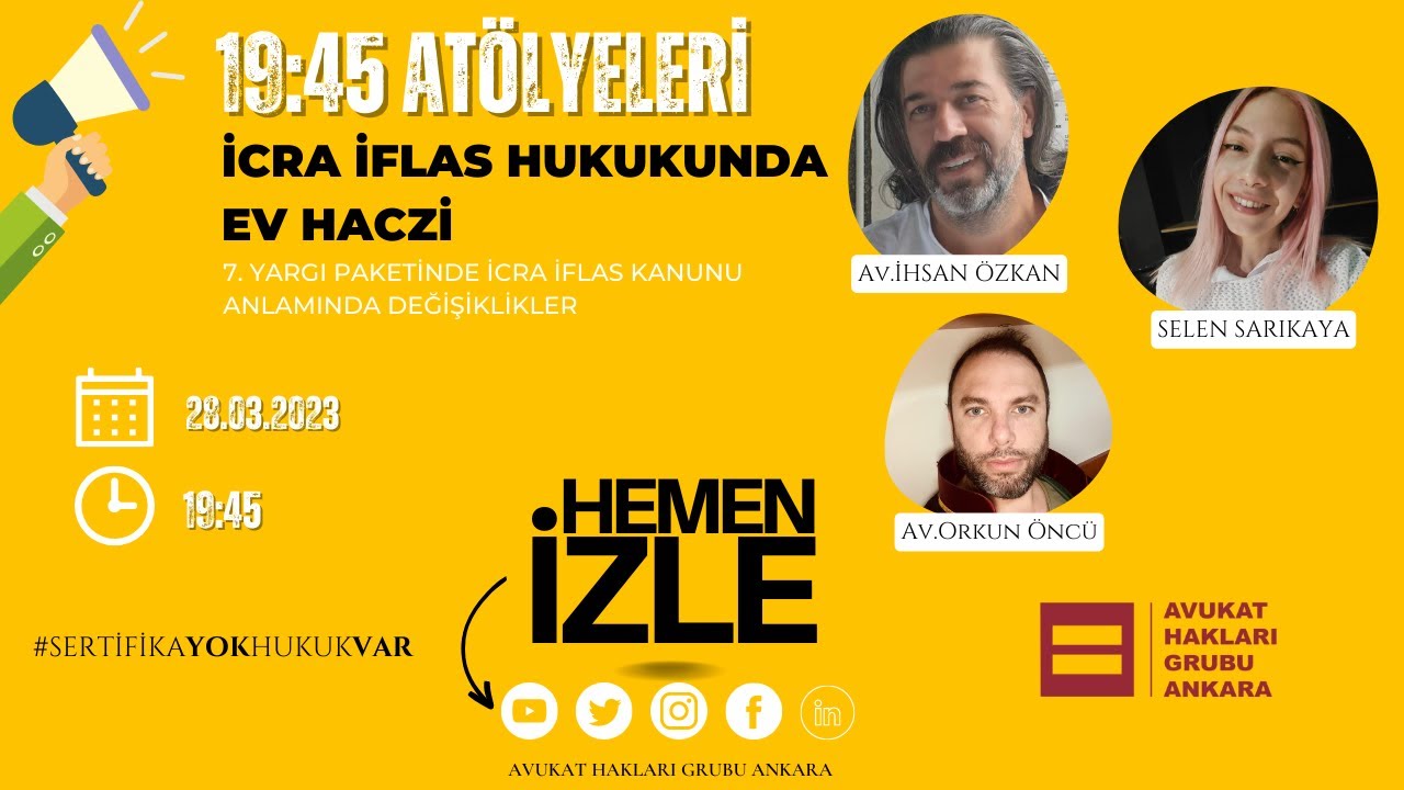 İcra ve İflas Hukuku “Ev Haczi”