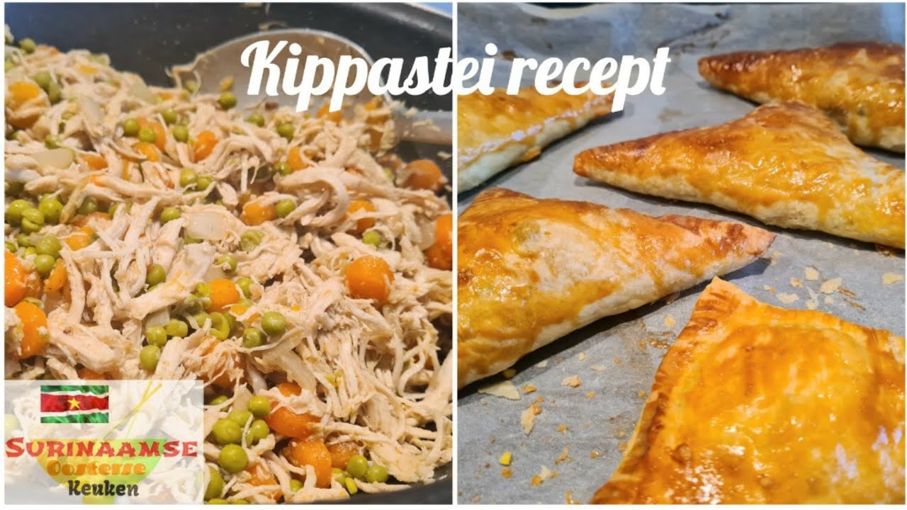 🇸🇷 Surinaamse Kip Pastei recept - Chicken Pie recipe | EN subtitle |