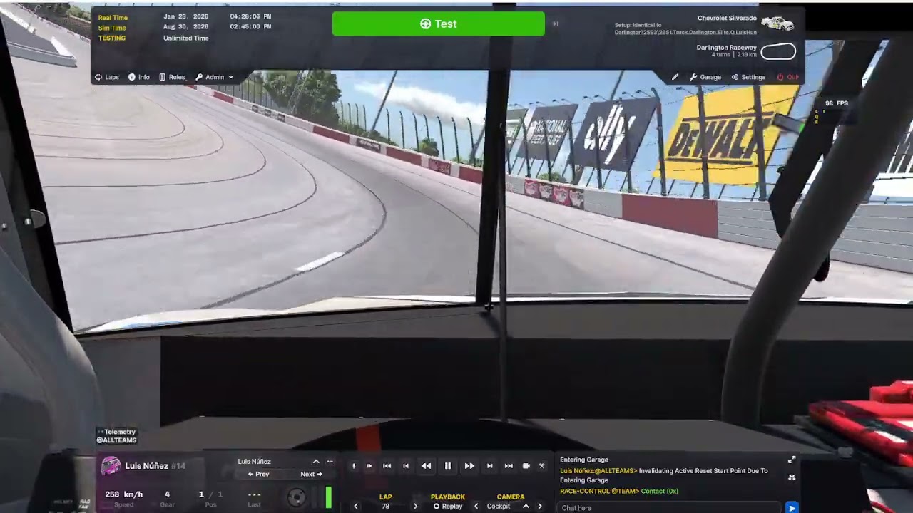 iRacing NASCAR C Trucks at Darlington FREE SETUP