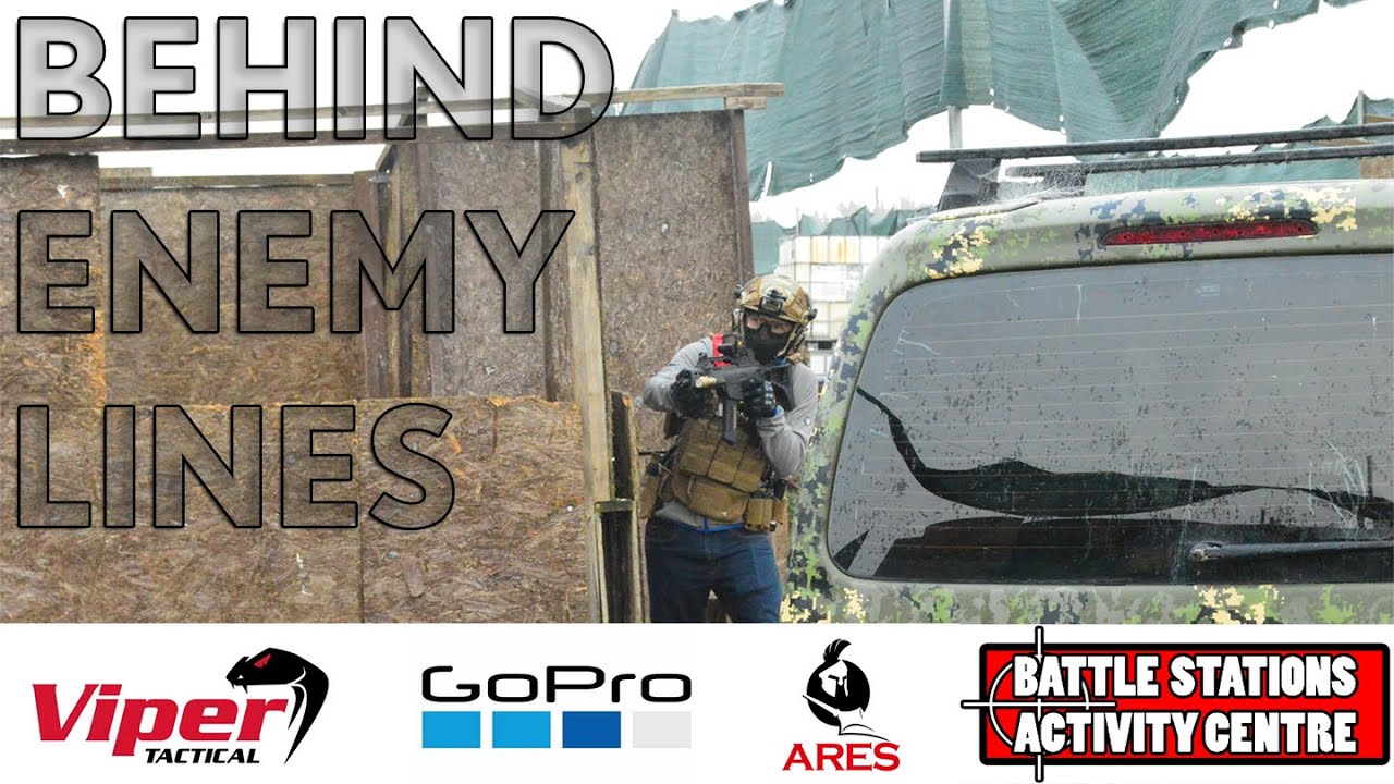 BEHIND ENEMY LINES!!! - BATTLE AIRSOFT - SNETTERTON