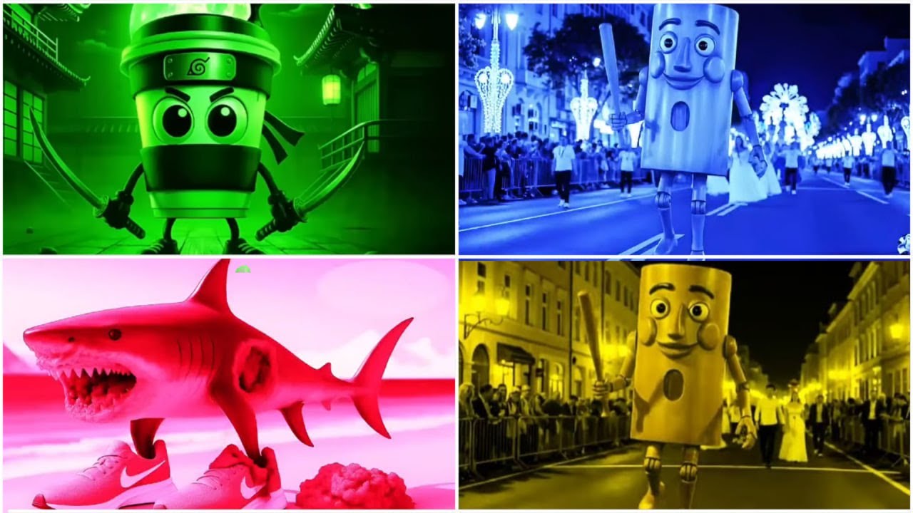 ITALIAN BRAINROT EXE 4 COLORS 4 MUSIC🎧#ItalianBrainrot​ #TungTungTung​ #TralaleroTralala​ #lyrics​