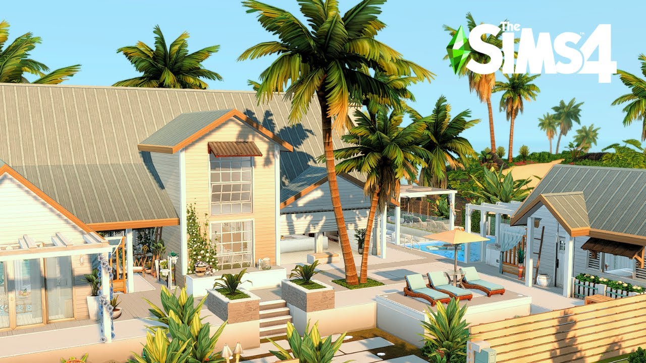 Dream Beach House 🌴 | Sulani🤍 | Stop Motion Build | The Sims 4 | No CC