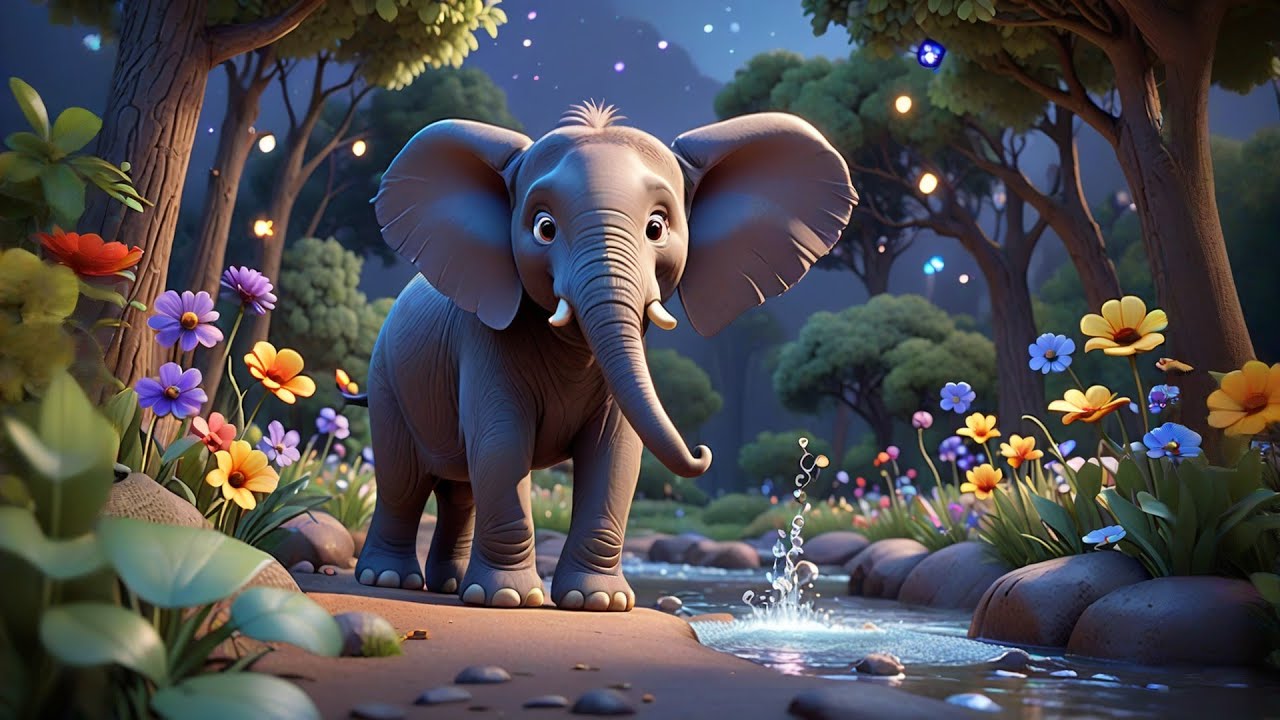 The Elephant&rsquo;s Big Adventure 🐘🌟 | Funny Elephant Song for Kids | Preschool Learning Video