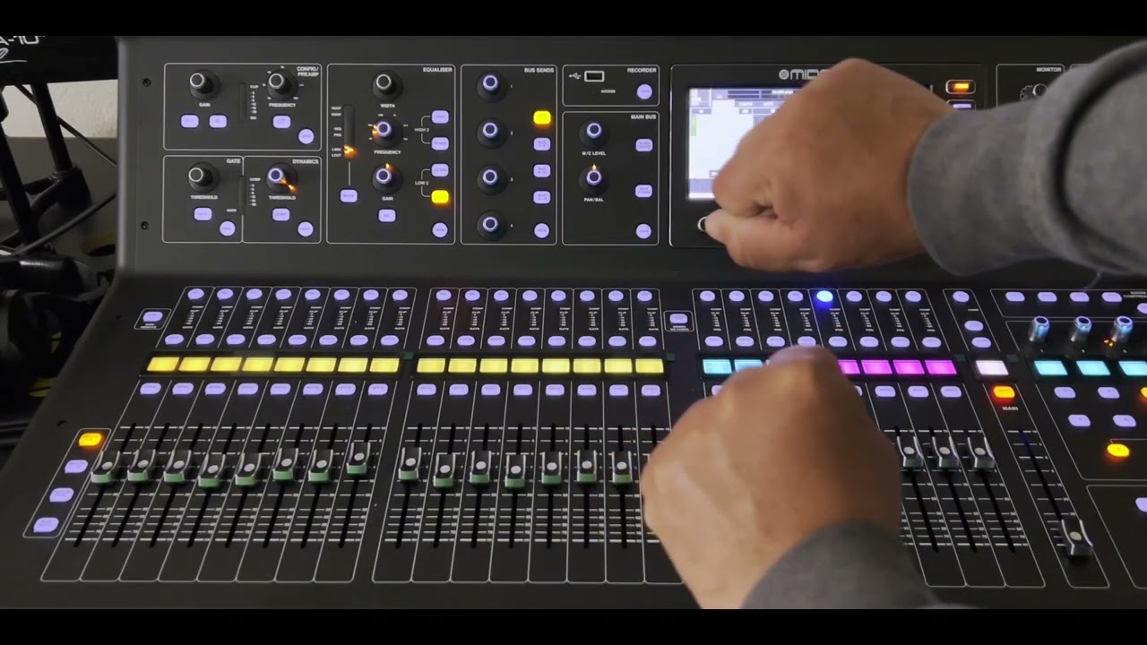 MIDAS M32 La Diferencia Entre Pre Y Post Fader