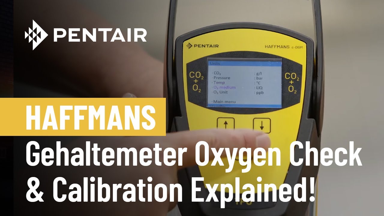 Pentair Haffmans TECH TALK - Gehaltemeter, Type c/o-DGM - Oxygen Check & Calibration