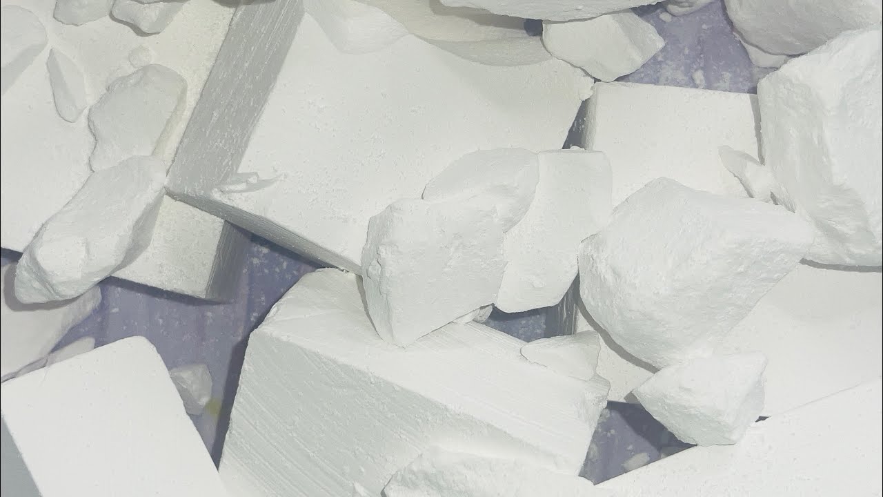 Fresh Plain Jane Crush | GYM CHALK CRUSH ASMR | Soft Crispy Chalk | Blocks JUMBOS | ASMR #asmr #fyp 