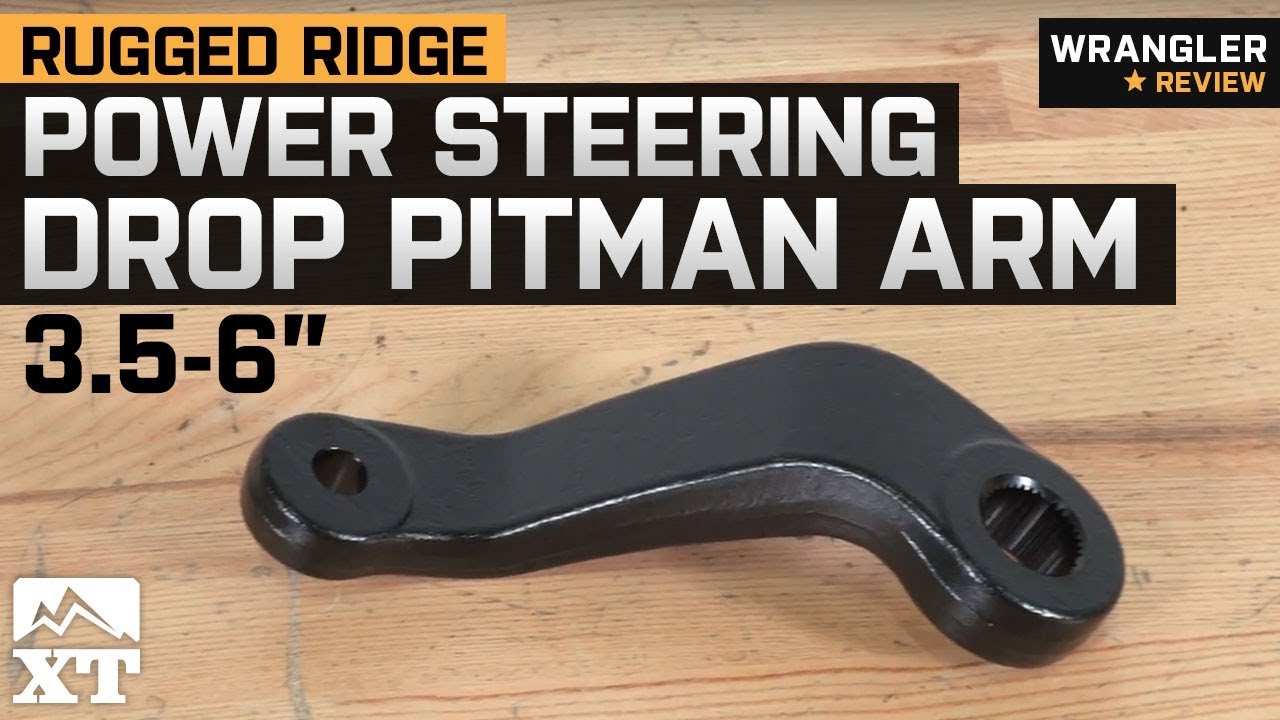 Jeep Wrangler Rugged Ridge Power Steering Drop Pitman Arm for 3.5-6