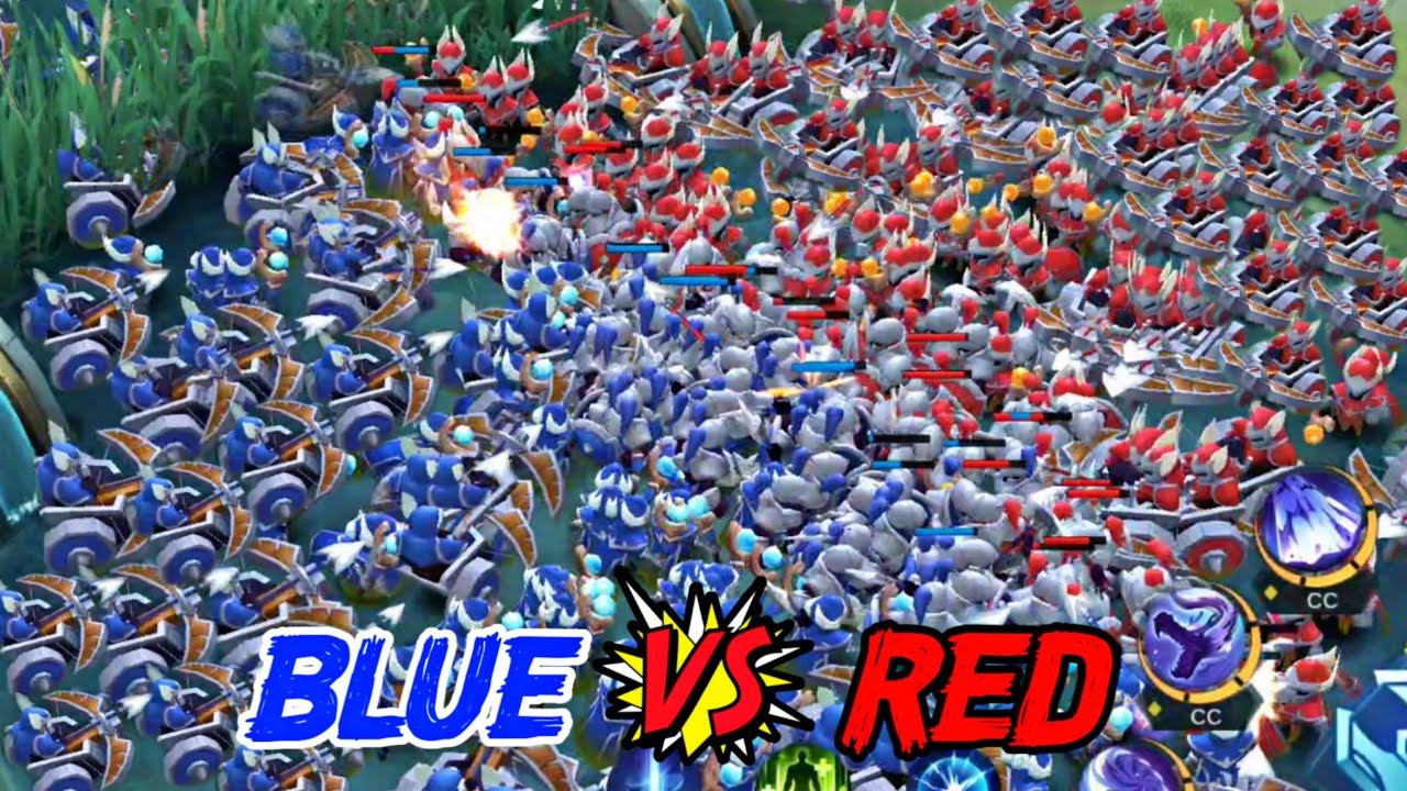 MOBILE LEGENDS MINION VS MINION | RED MINIONS VS BLUE MINIONS