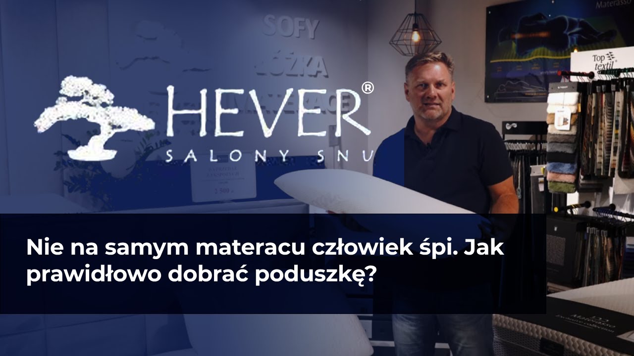 Nie na samym materacu człowiek śpi. Jak prawidłowo dobrać poduszkę?
