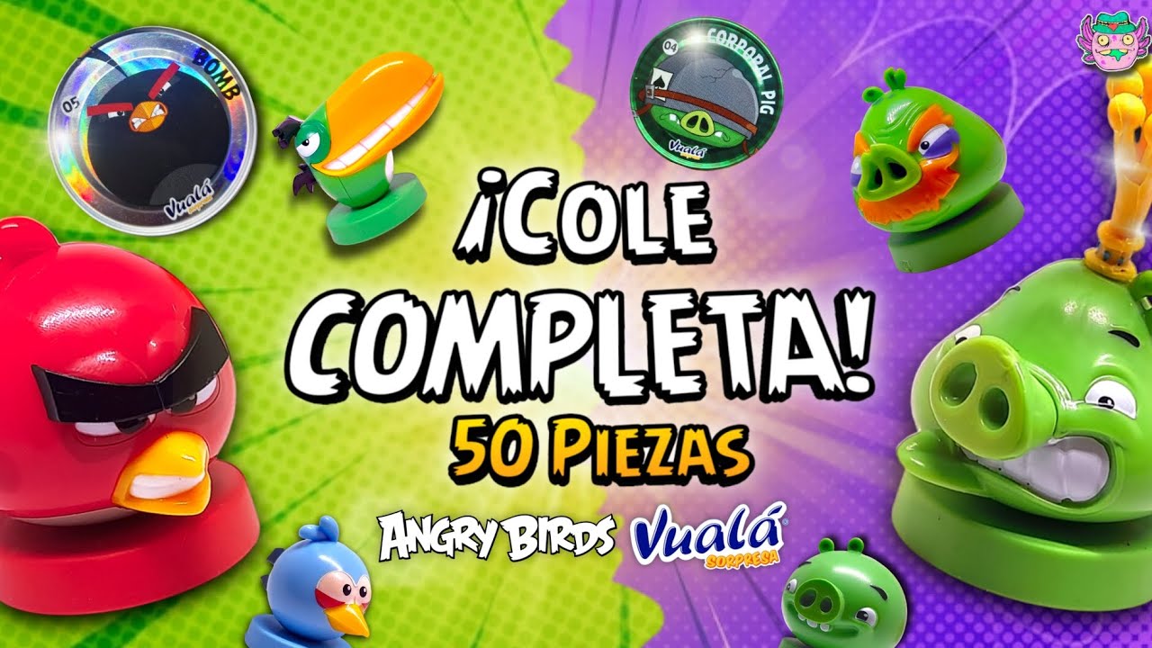 🔥¡EN 5 MINUTOS!🔥Te muestro la COLECCIÓN COMPLETA de ANGRY BIRDS en VUALÁ🥐