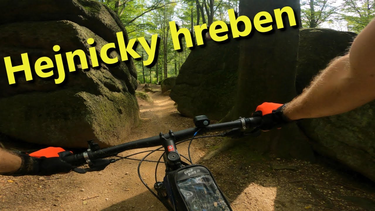 Hejnicky hreben - najlepszy fragment Singltrek pod Smrkem. Świeradów Zdrój.