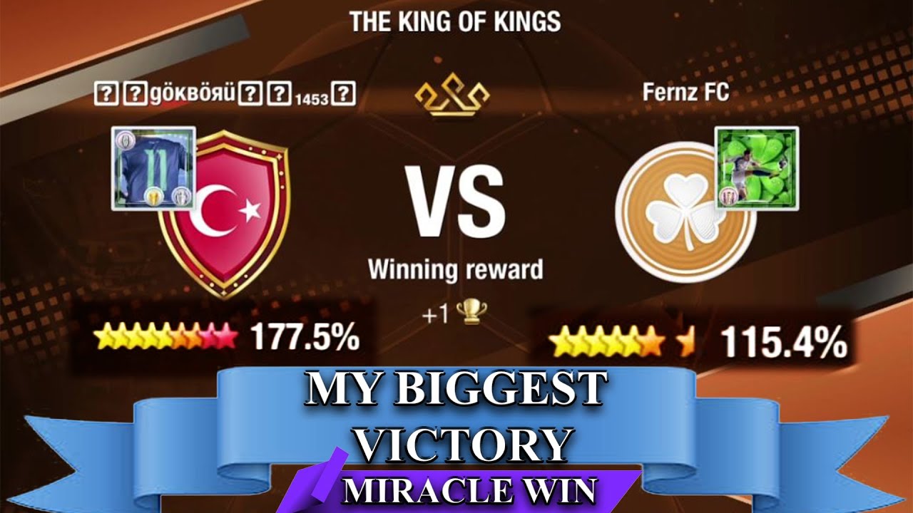 177% vs 115% King Of Kings  / My Biggest Victory / Top Eleven 2021