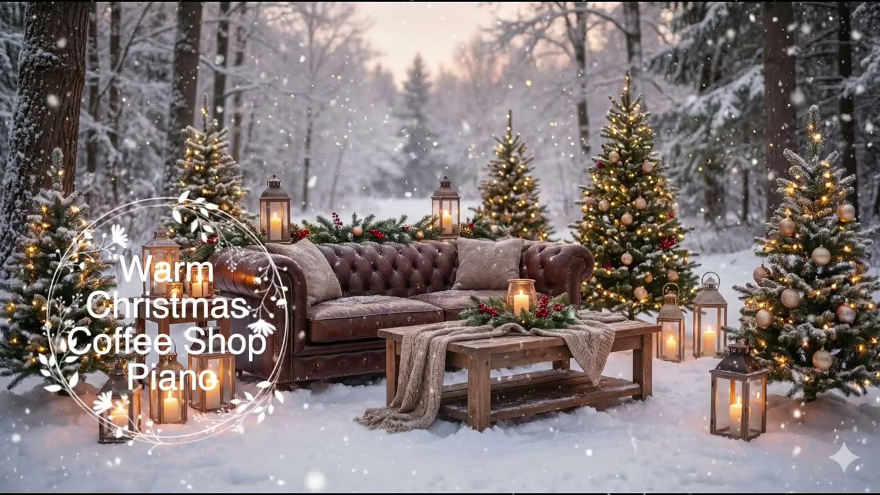 Warm Christmas Coffee Shop Piano＃29 #lofimu #piano #cozynights #beatstostudy