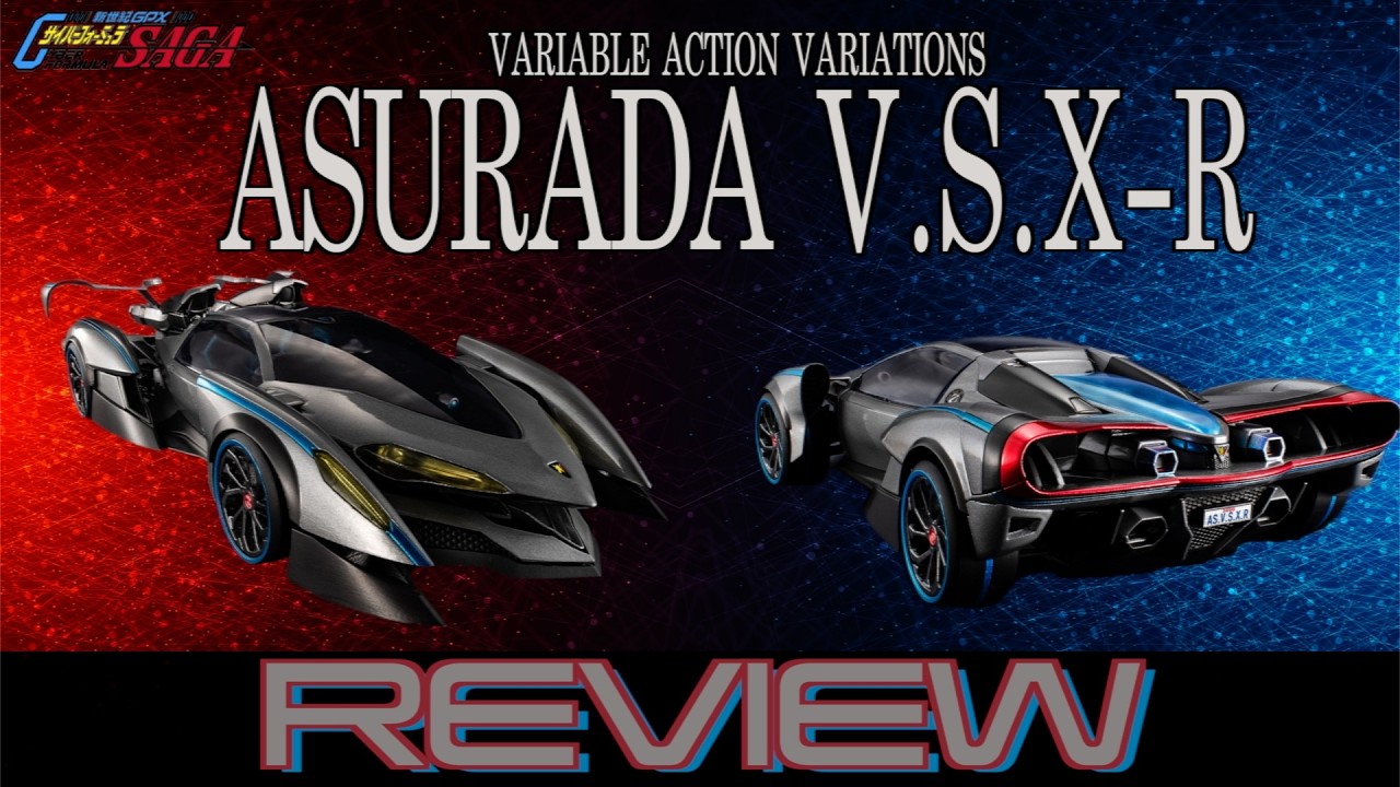 Megahouse Variable Action Variations Asurada VSX-R Recensione - La Stradale della Cyber Formula