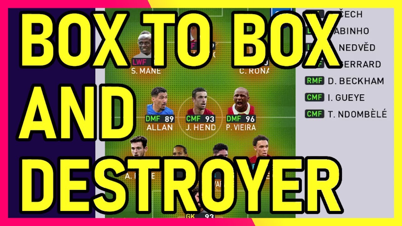 PES2021 Box To Box and Destroyer Playing Style