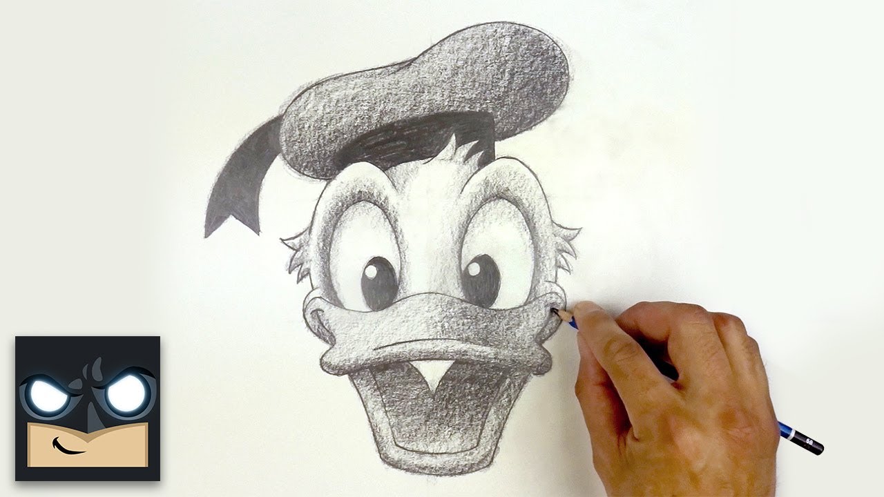 How To Draw Donald Duck | Beginner Pencil Sketch Tutorial (Step-by-Step)
