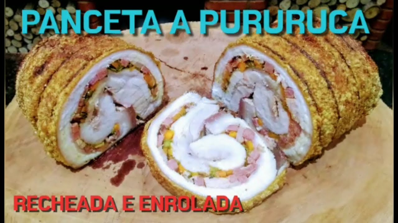PANCETA À PURURUCA \ RECHEADA E ENROLADA - RECEITAS DO CHEFA