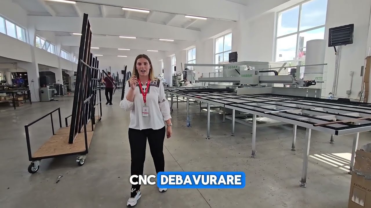 Cel mai nou utlilaj din secția noastră de T&acirc;mplărie PVC | CNC Debavurare