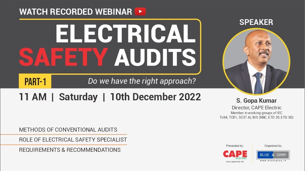 ELECTRICAL SAFETY AUDIT - Part 1