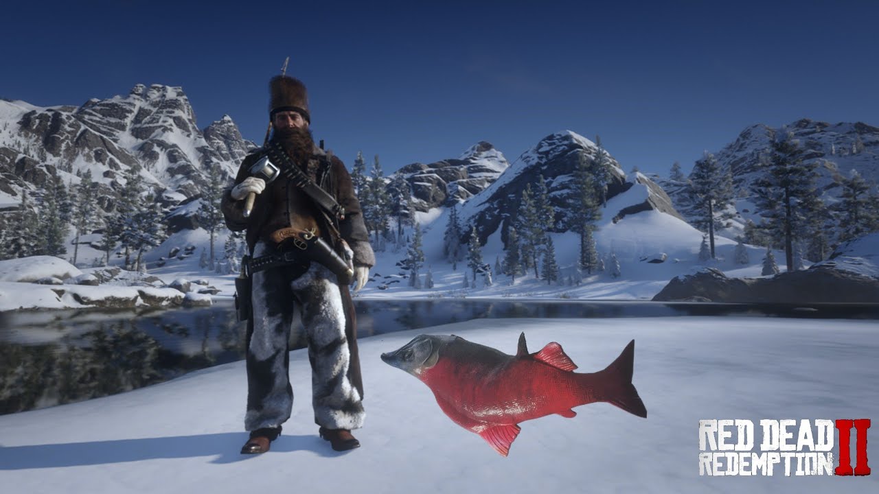 Red Dead Redemption 2 Pescando El Salmon Rojo Legendario