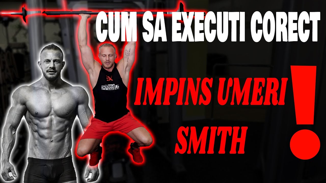 Impins umeri la cadrul Smith | Exercitii umeri | Cum sa executi corect ?!