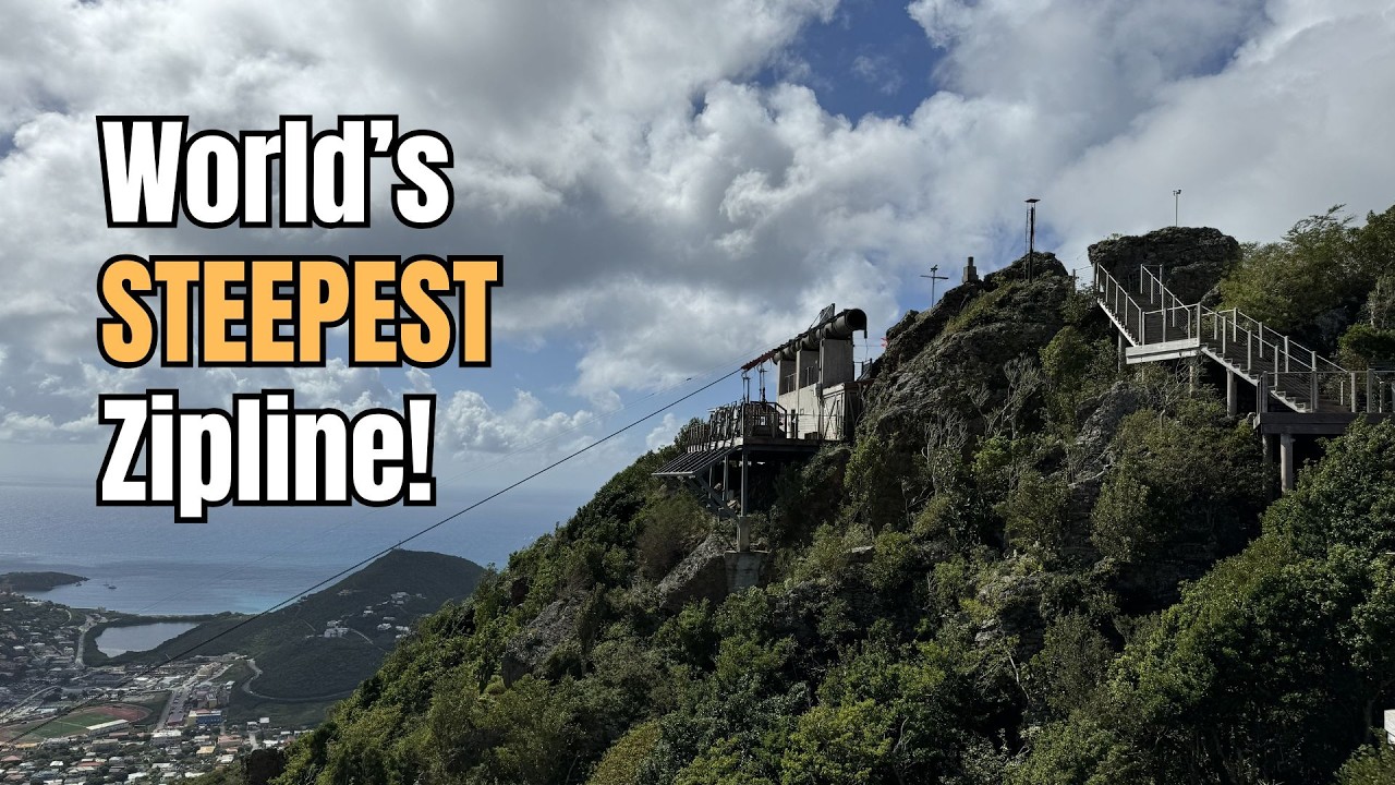 An Unreal Experience! The World's STEEPEST ZIPLINE - The Flying Dutchman!