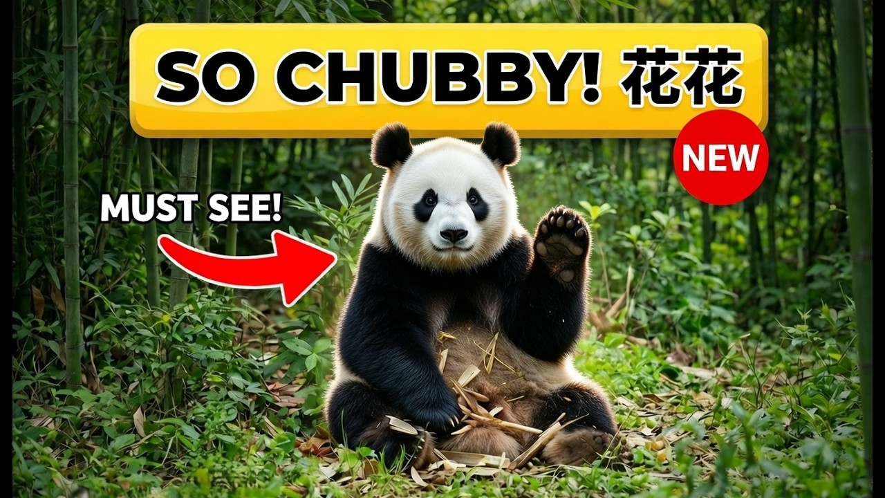 花花的25个日常！🐼💕成都熊猫花花超萌混剪 #pandadailylife #sichuantours #cute #panda #huahua #chengdutravel #giantpanda