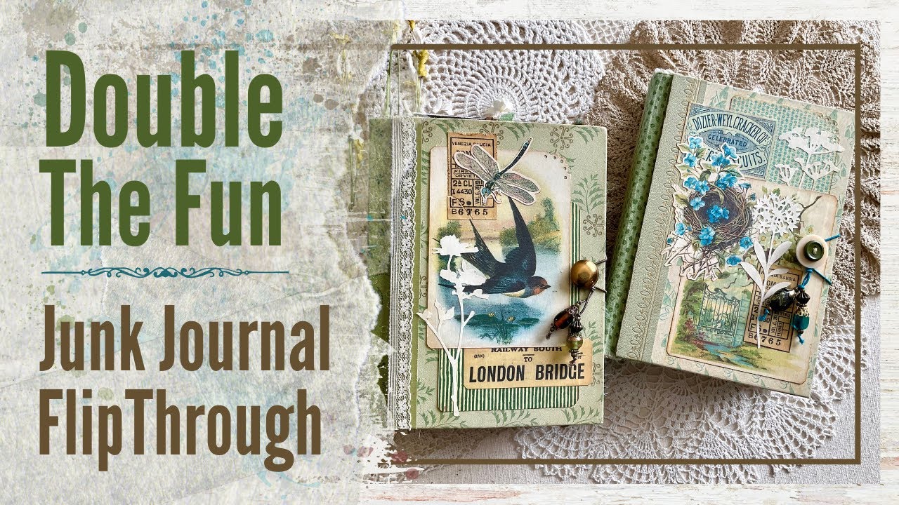 Twin Sisters Junk Journals Flipthrough