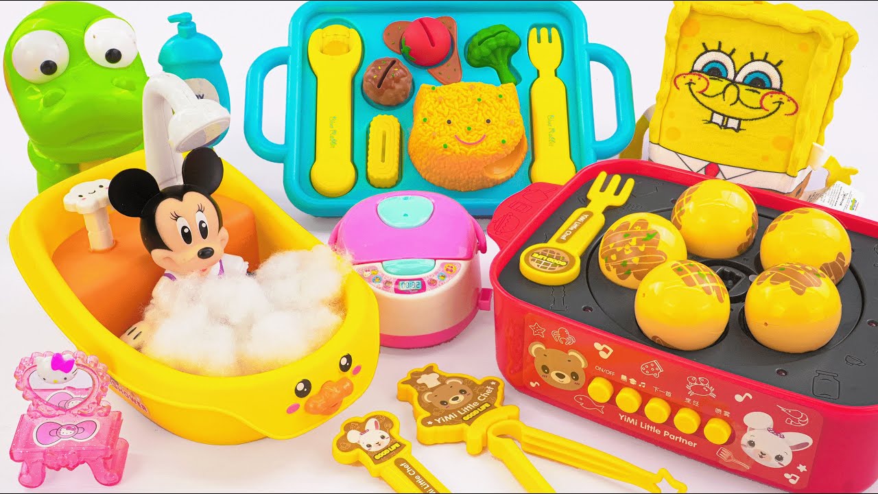 Satisfying with Unboxing Disney Mickey Mouse Cute Kitchen Playset | Review Toys ASMR