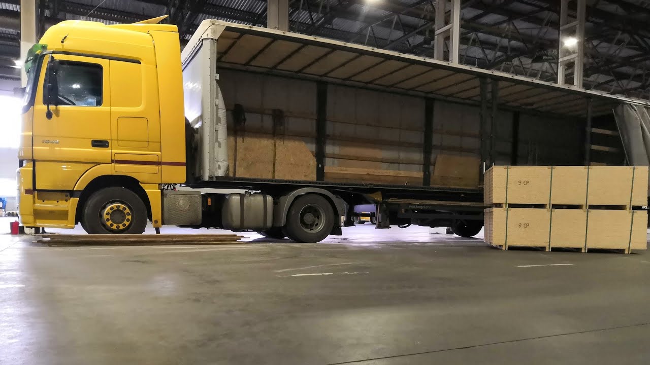 Загрузка OSB 20тонн Рейс домой после ремонта