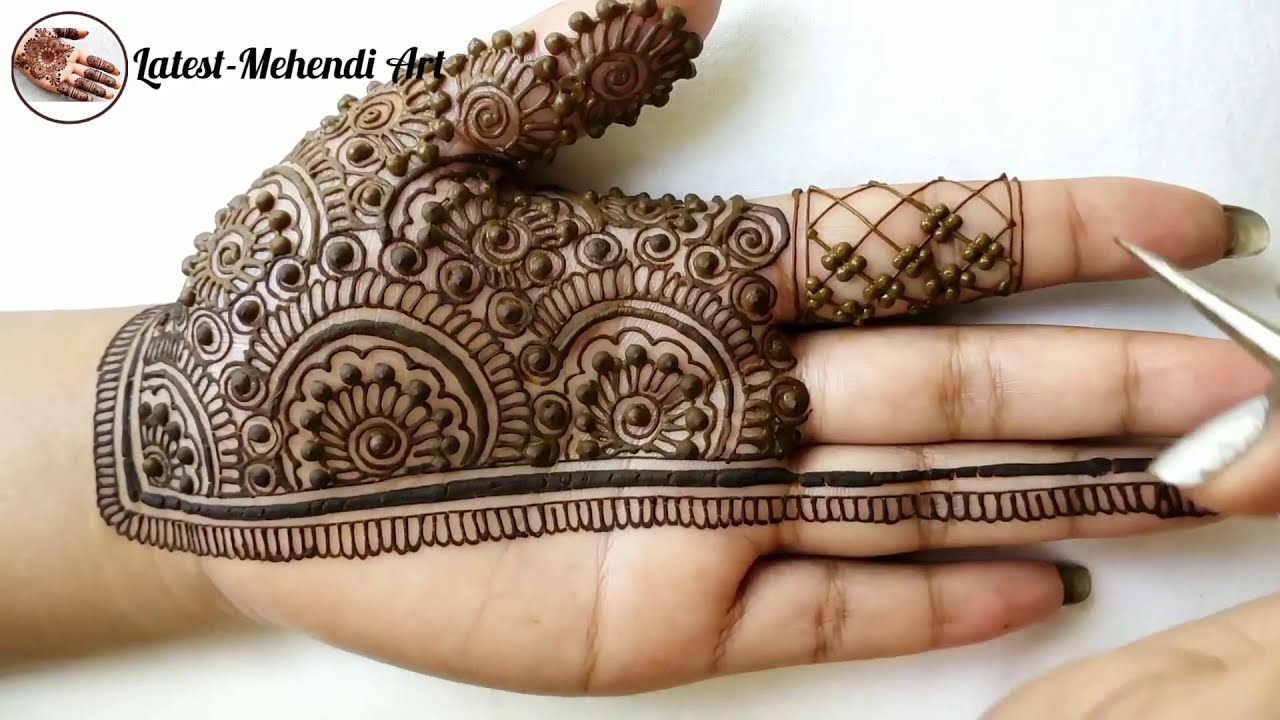 Raksha Bandhan Special Mehndi Design | Simple Mehndi Design | Palm Mehndi Designs | Rakhi Mehndi