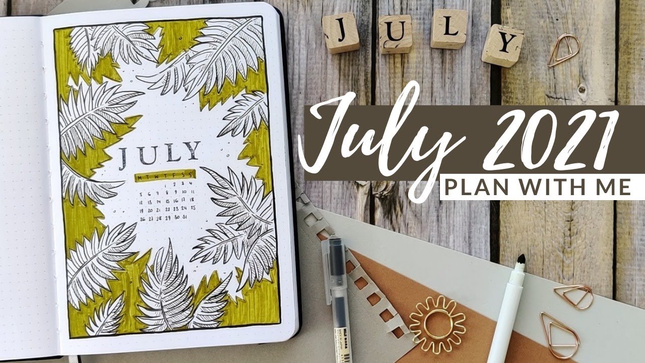 Plan With Me || July 2021 Bullet Journal Setup