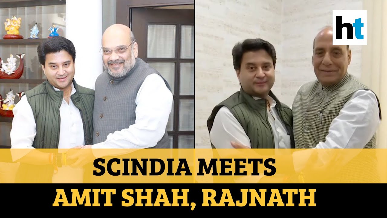 Day after joining BJP, Jyotiraditya Scindia meets Amit Shah, Rajnath Singh