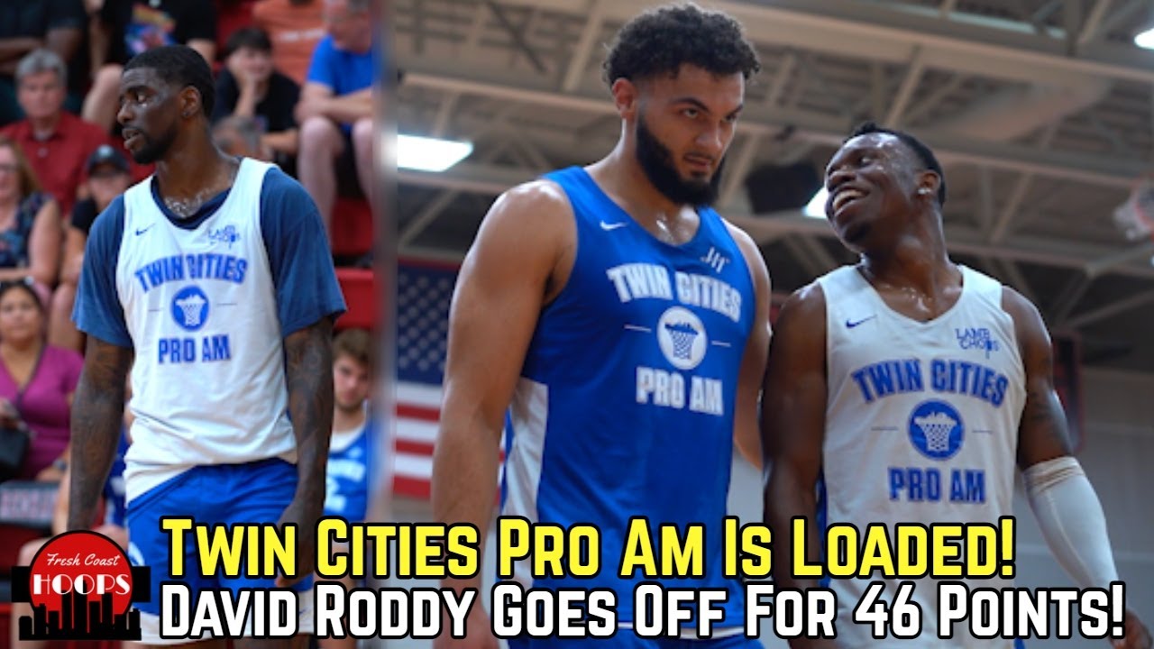 David Roddy Drops 46 POINTS At Twin Cities Pro Am! 1st Round Pick Is Tough!