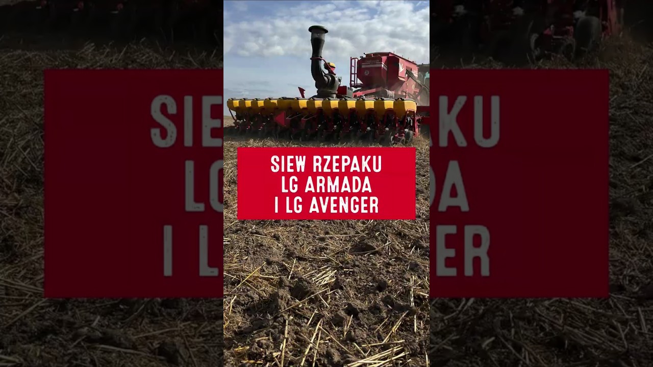 Nowoczesny siew rzepaku w Chawłodnie! 